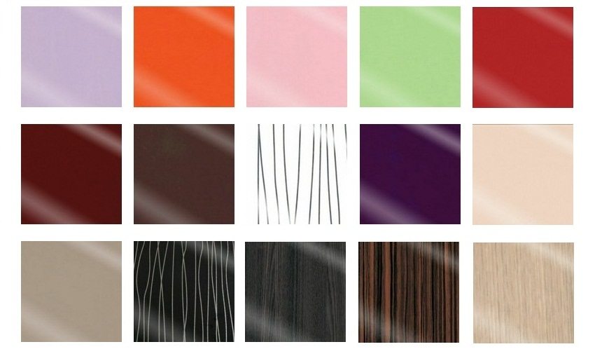 Color options for plastic panels