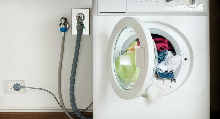 Correct connection of the washing machine to water supply and sewerage