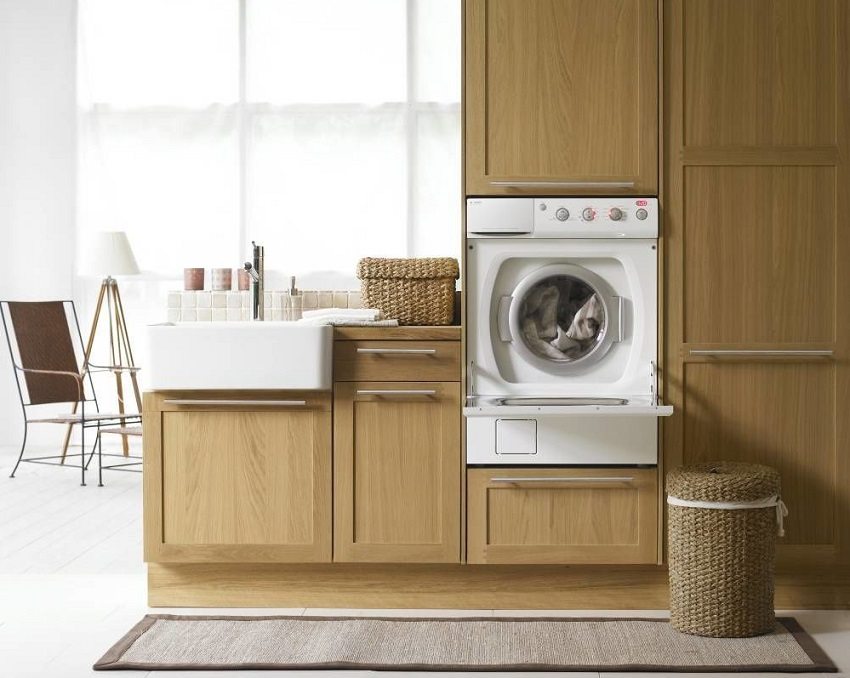 คุณสามารถติดตั้งเครื่องซักผ้าได้ทุกที่ในอพาร์ตเมนต์