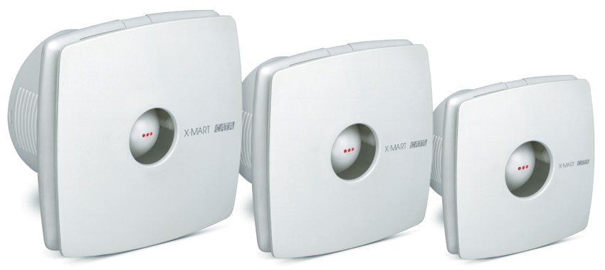 Snaga ventilatora odabire se ovisno o volumenu prostorije i o intenzitetu posjeta kupaonici