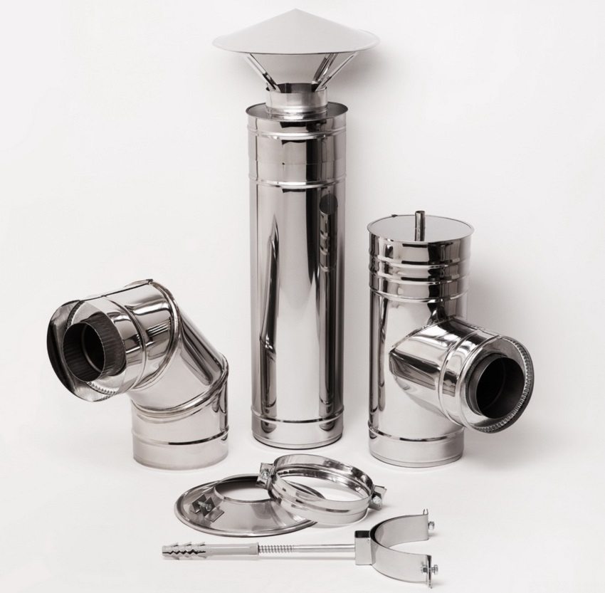 Stainless steel fittings for circular air ducts