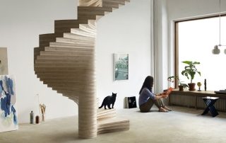 Spiralne stepenice na drugi kat u privatnoj kući: fotografije, cijene građevina