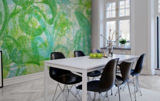 Papier peint photo 3D pour murs: catalogue photo d'intérieurs, techniques de design en décoration