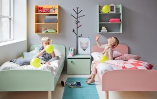 Children's room for a boy and a girl: we think over everything to the smallest detail