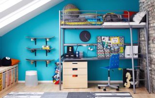 การออกแบบห้องเด็กสำหรับเด็กชาย: ตัวอย่างภาพถ่ายของพื้นที่ที่สะดวกสบาย