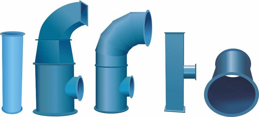 Montažni elementi za plastični ventilacijski sustav