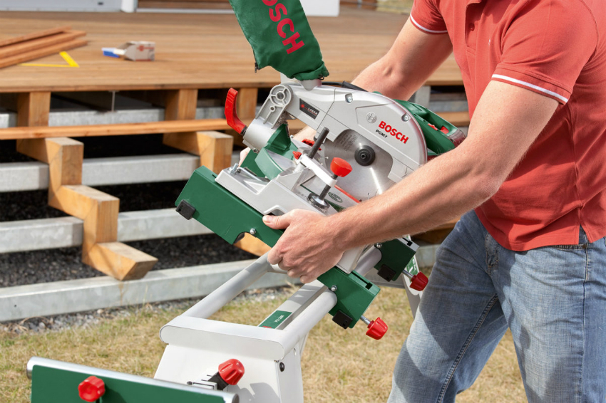 The saw table can be purchased as a set with a miter saw, which not only allows you to conveniently work with the tool, but also increases the level of safety, since the mounts are specially designed and adjusted to a specific model