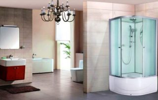 Cabina de dutxa cantonera 90x90 amb safata alta: la millor opció per al bany