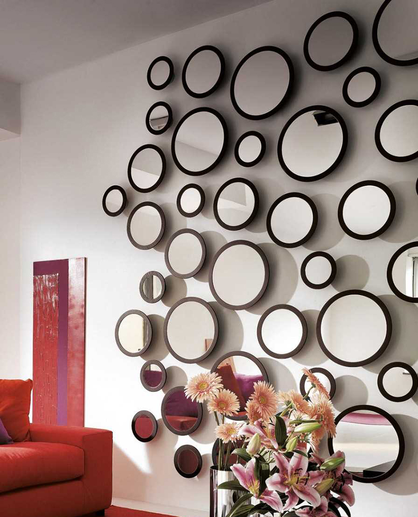 With the help of mirrors, you can visually significantly expand the space