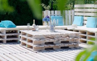 Pallet furniture: interesting ideas for home and garden, manufacturing technologies