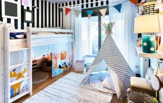 Bunk bed for children: ideas for creating a cozy corner for children