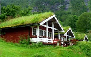Haus im skandinavischen Stil: eleganter Minimalismus für einen komfortablen Aufenthalt