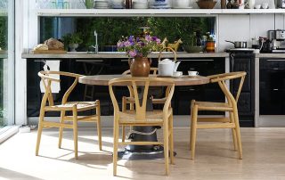 Spisegruppe for kjøkkenet: spektakulære og funksjonelle møbler