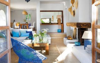 Estilo mediterrâneo no interior: paz, tranquilidade e frescor em cada casa