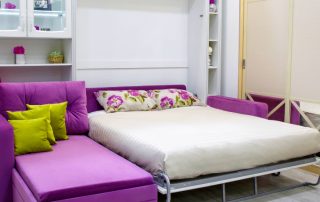 Convertible double bed: a popular trend for small apartments