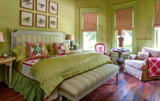 Provence stil soveværelse: fortryllende, blid og romantisk indstilling
