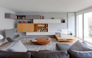 Moderní obývací stěna: elegantní a funkční prvek