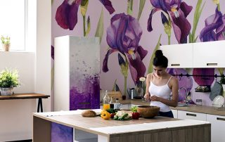 Photomurals for the kitchen: how to advantageously beat the interior in a capricious room