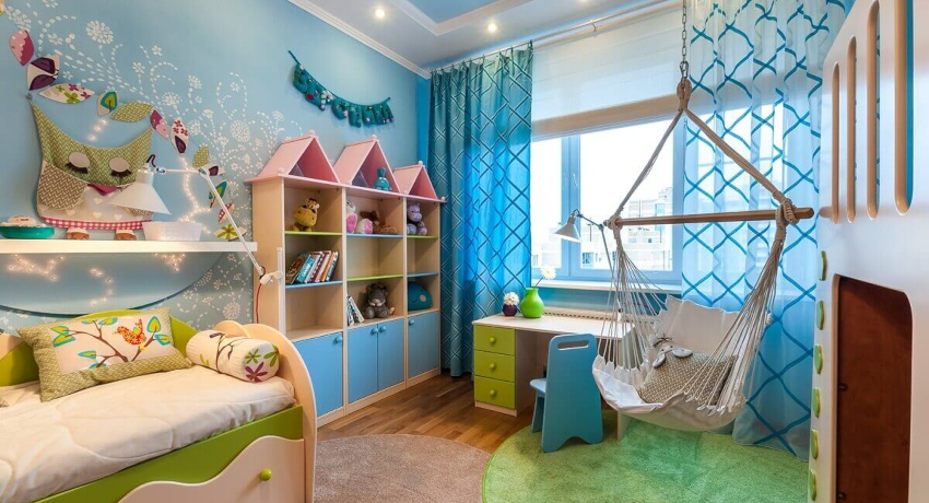 When creating the interior of a children's bedroom, even before the start of the repair, it is necessary to determine the location of the functional zones and methods of dividing the room