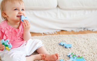 Children's room carpet: how to combine hygiene, comfort and design