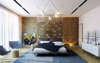 Lampu gantung di bilik tidur: idea reka bentuk pencahayaan yang menarik dan cadangan teknikal