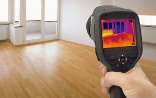 House inspection with a thermal imager: conducting an energy audit of a building