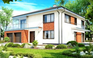 Projets de maisons à deux étages avec garage: unité de confort et architecture laconique