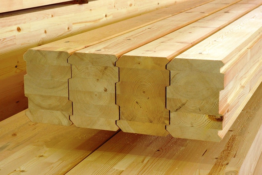 Profiled timber has a low level of thermal conductivity