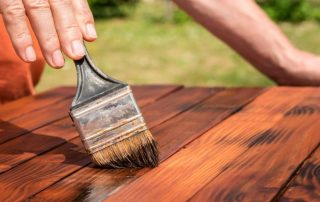 Wood stain: colors of tinting solutions and beautiful staining effects