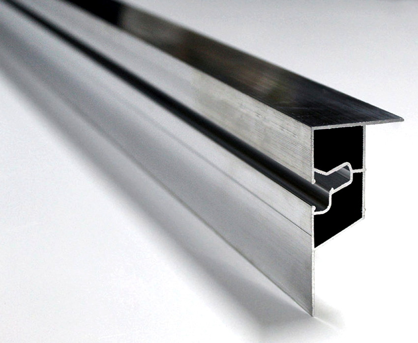 Stretch ceiling aluminum profile withstands heavy loads