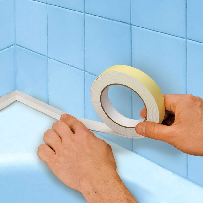 La cinta de cambra de bany ajustada correctament ajuda a prevenir la floridura i la floridura