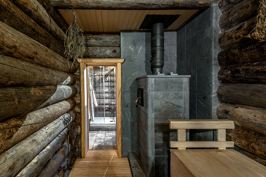 Saunaovne er metal, mursten eller kombineret