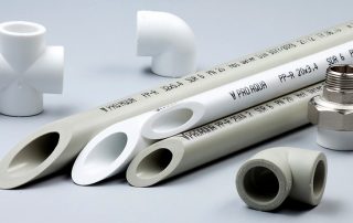 Fittings for polypropylene pipes and other types of polymer products