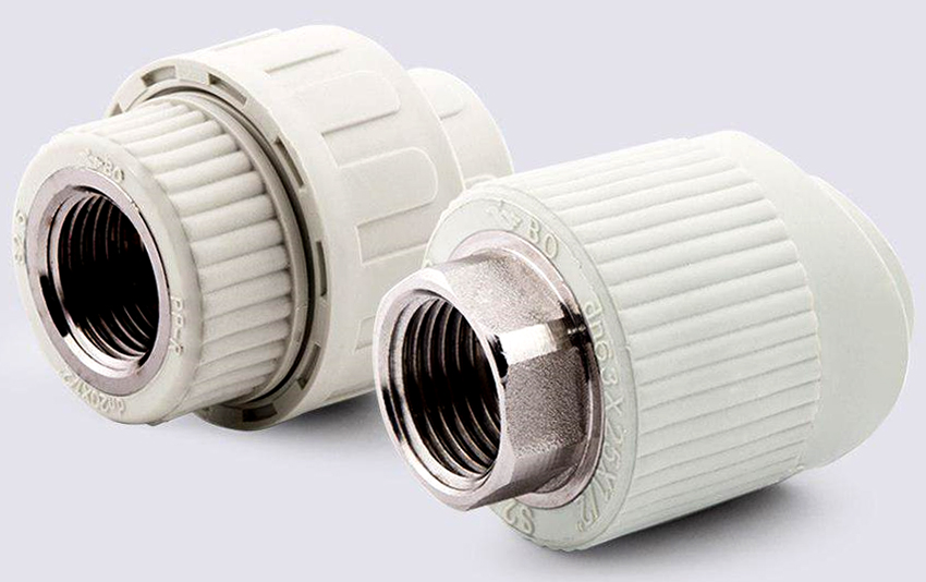 American fittings are manufactured in the form of a split coupling