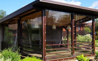 Bløde vinduer til pavilloner, verandaer og terrasser: en tandem af æstetik og funktionalitet