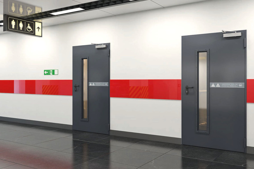 Closers for fire doors are lever and leverless