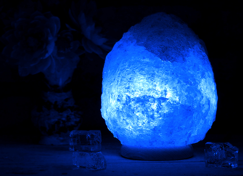 Blå og blå lamper hjelper deg med å roe deg ned og slappe av
