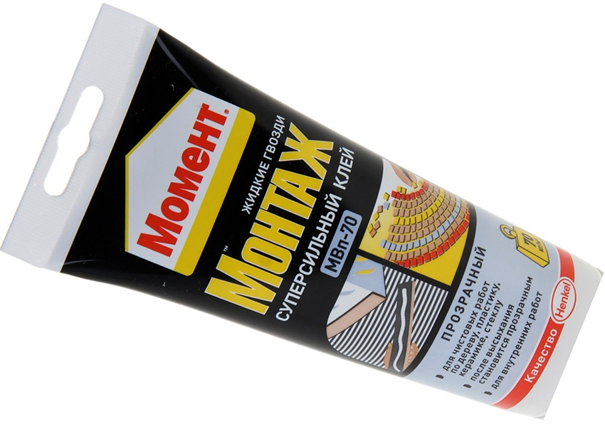 Moment Installation - reliable, moisture resistant, does not flake off or dry out