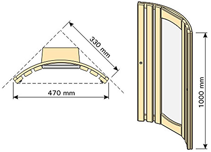 Dijagram za izradu drvene rešetke za svjetiljku vlastitim rukama