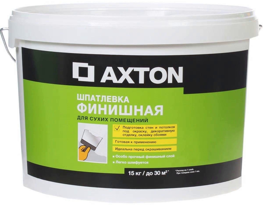 Axton putty is intended for use in dry rooms
