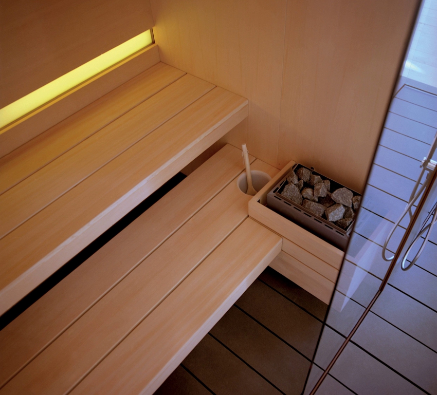 Die Sauna in einer Wohnung hat mehr Vor- als Nachteile
