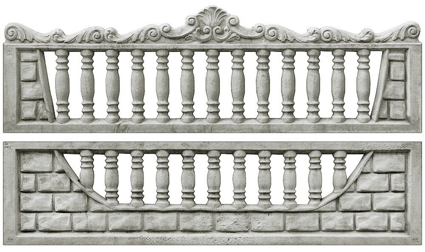Stacked fences have a variety of decorative options